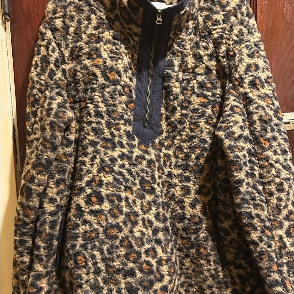 Time and Tru Leopard Print Sweater